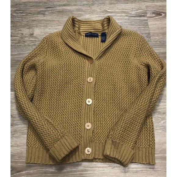 VTG Karen Scott Cardigan Sweater Women's Size PS Petite Grandma Core Boho Sailor - Picture 1 of 5